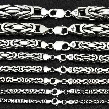 Silver King Chain - 4 mm Square