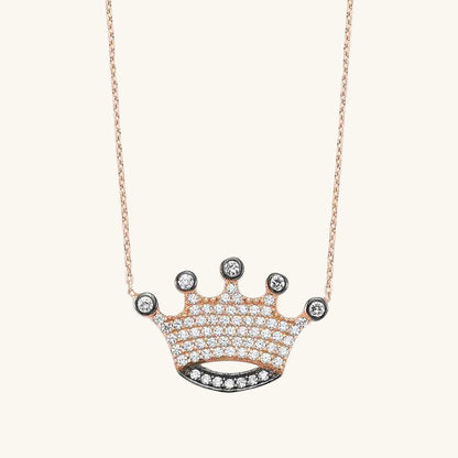 Queen's Crown Women's Silver Necklace