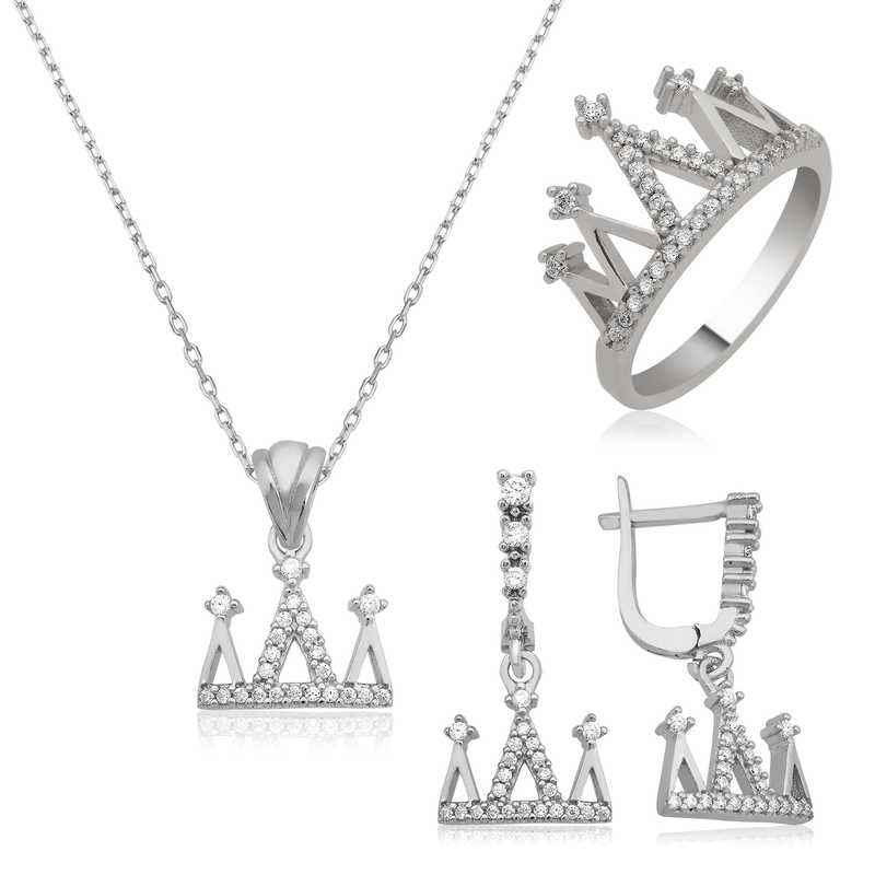 Queen's Crown Silver Women's Set