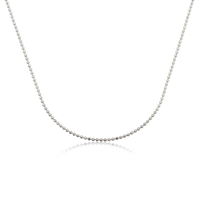 Small Ball Chain Silver