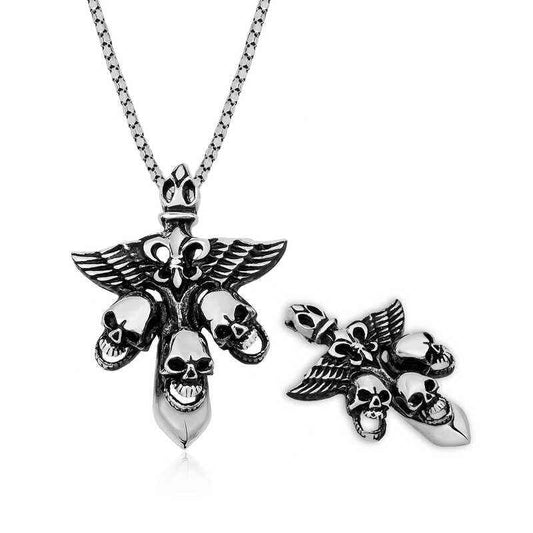 Skull Men's Silver Necklace
