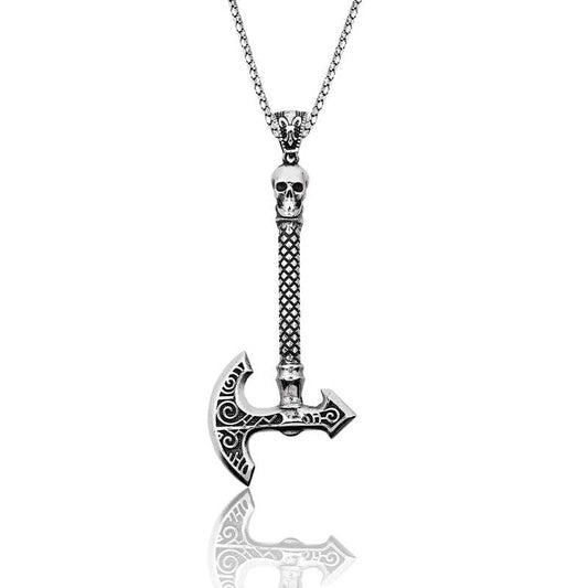 Axe Men's Silver Necklace