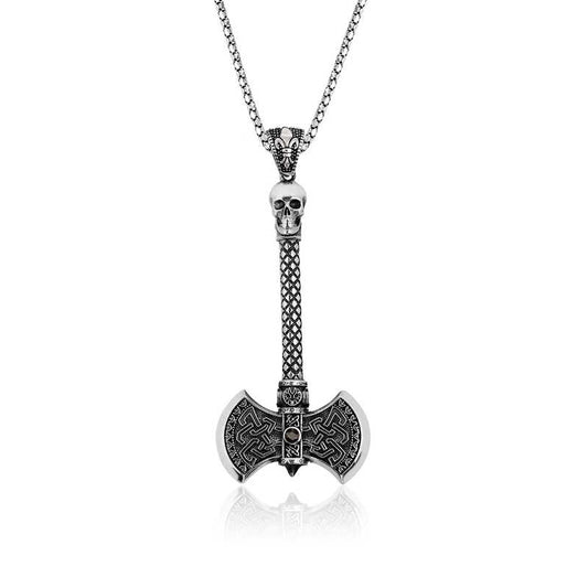 Axe Men's Silver Necklace