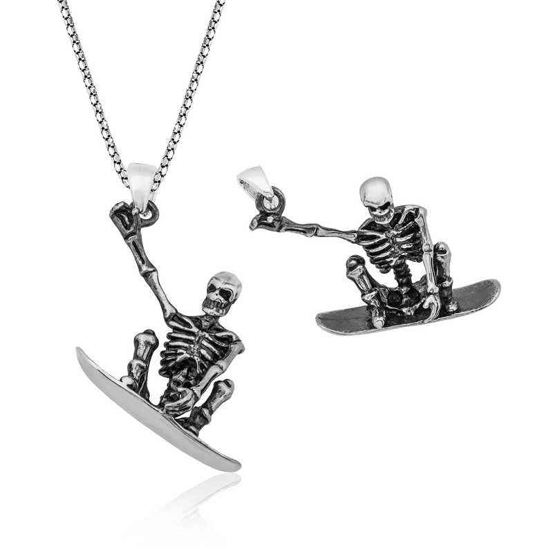 Skull Silver Pendant