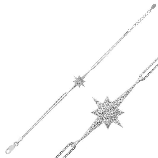 North Star Women's Silver Bracelet