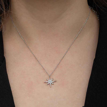 Polar Star Women's Silver Necklace