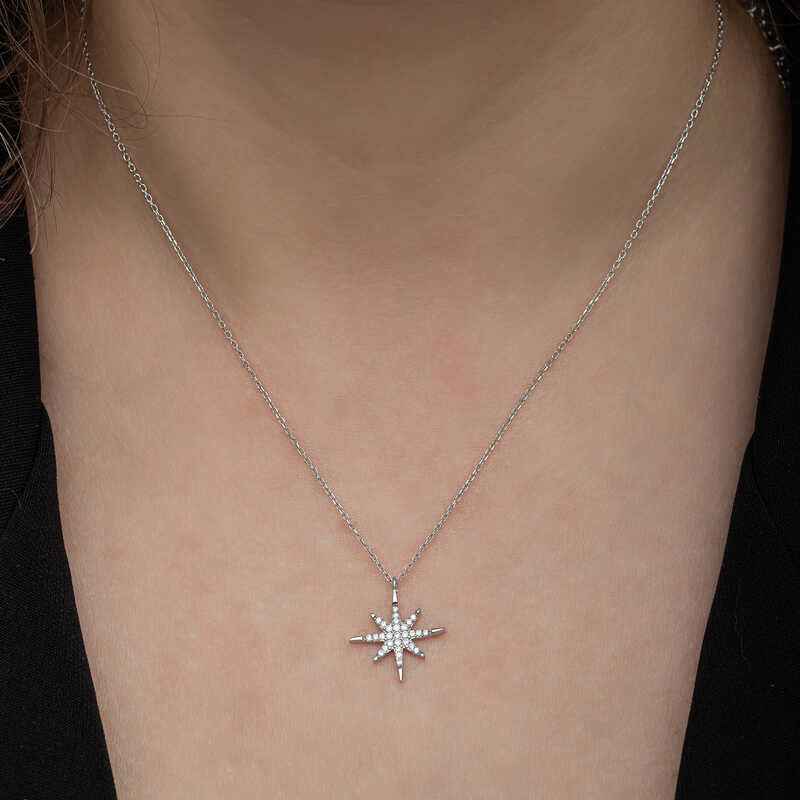 Polar Star Women's Silver Necklace
