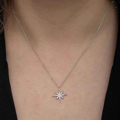 Polar Star Women's Silver Necklace