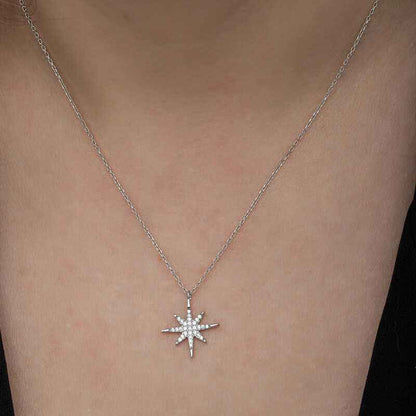 Polar Star Women's Silver Necklace