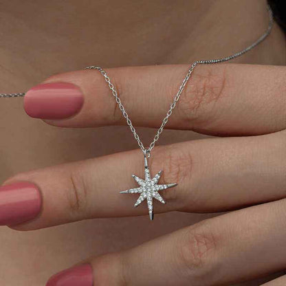 Polar Star Women's Silver Necklace