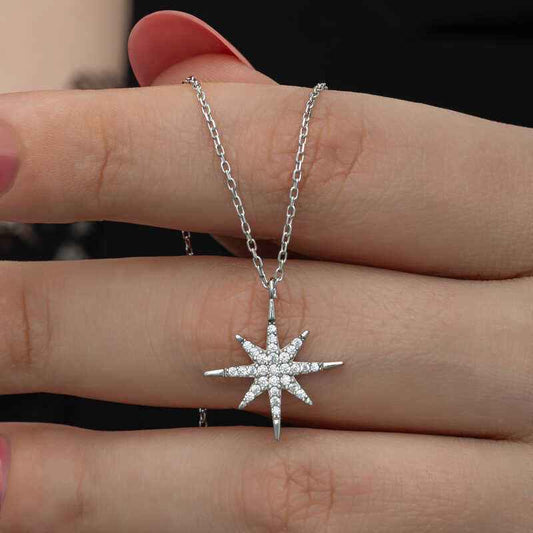 Polar Star Women's Silver Necklace