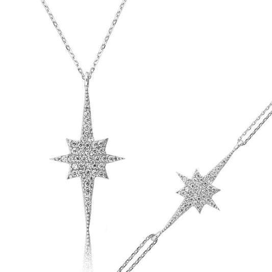 Ensemble en argent pour femme North Star