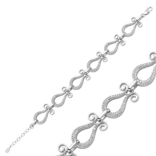 Tulip Women's Silver Bracelet