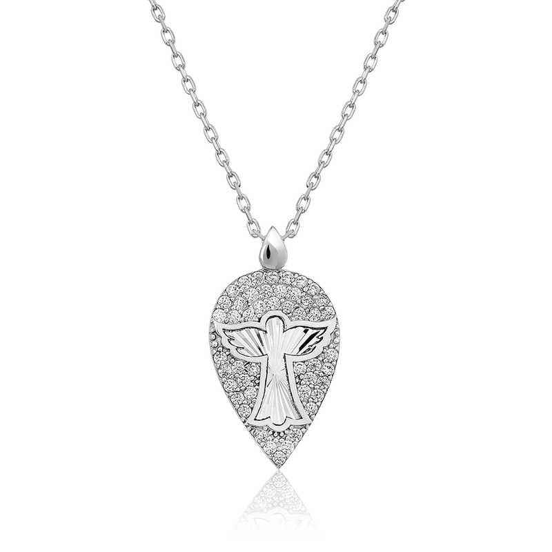 Angel Drop Women's Silver Pendant