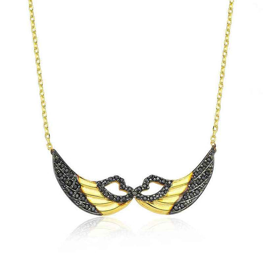 Angel Wing Women's Silver Pendant