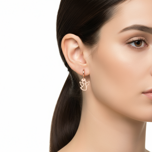 Angel Silver Earrings