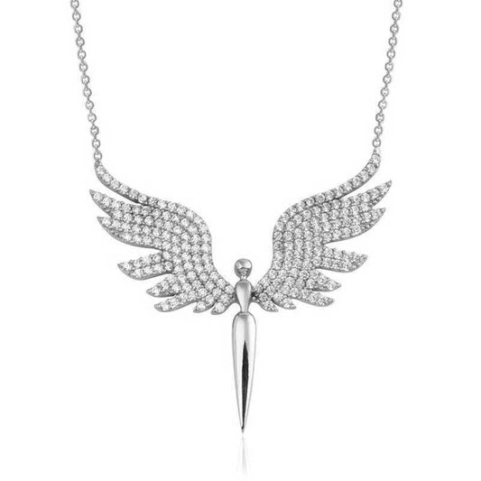 Archangel Michael Women's Silver Necklace