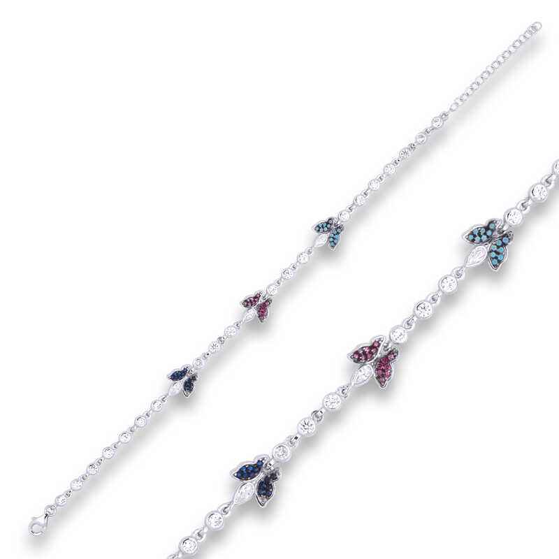 Butterfly Women's Silver Bracelet