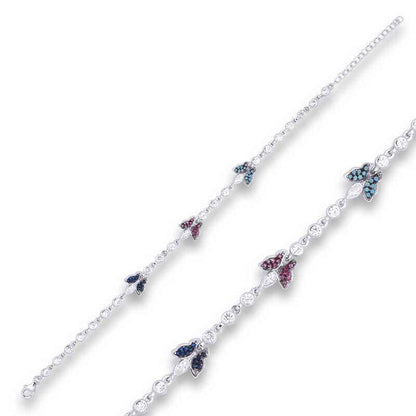 Butterfly Women's Silver Bracelet