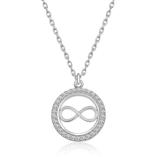 Petite Infinity Women's Silver Necklace