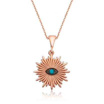 Evil Eye Women's Silver Necklace