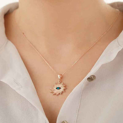 Evil Eye Women's Silver Necklace
