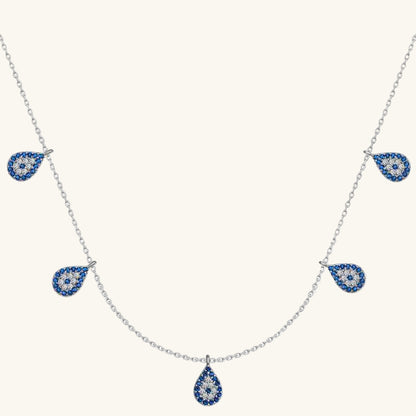 Nazarlı Şans Women's Silver Necklace