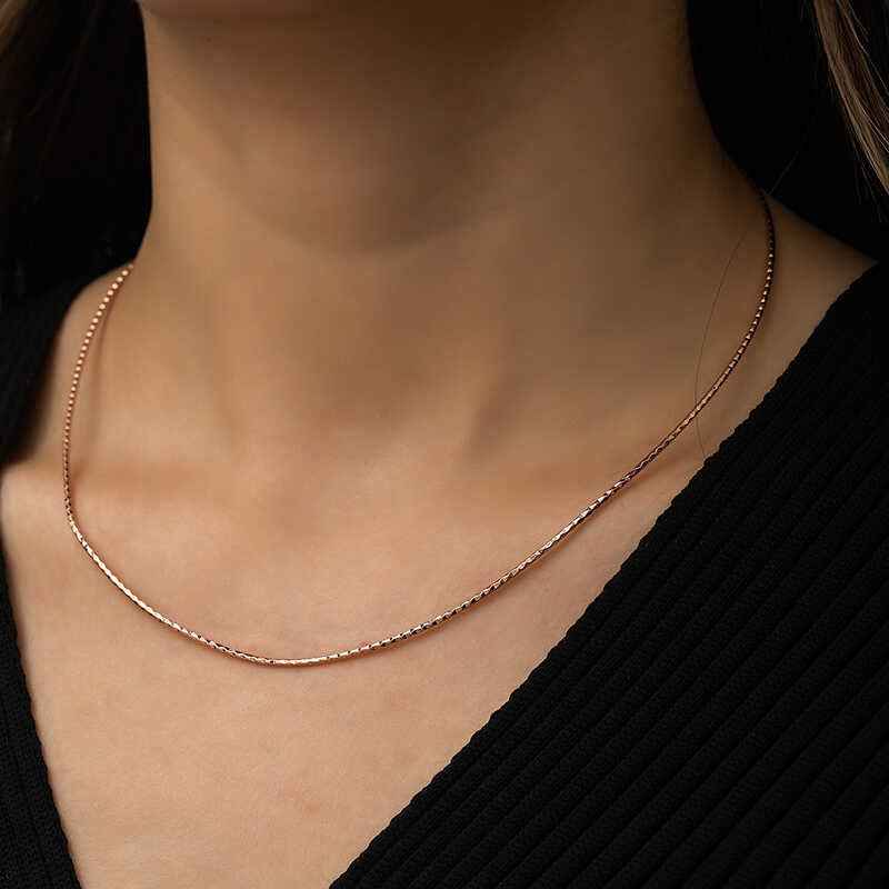 Silver Omega Choker Chain