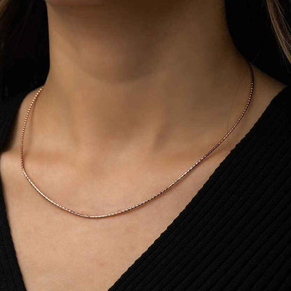 Silver Omega Choker Chain