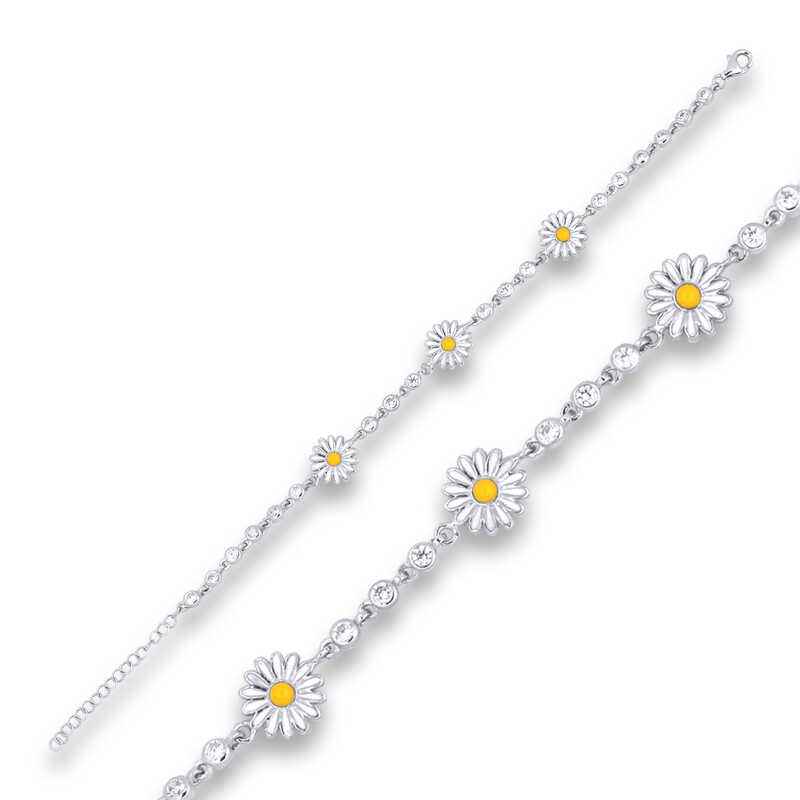 Daisy Women's Silver Bracelet