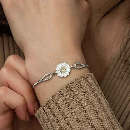 Daisy Silver Bracelet