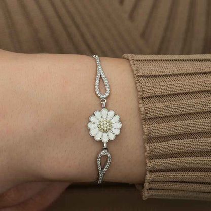Daisy Silver Bracelet