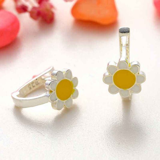 Daisy Children's Silver Earrings