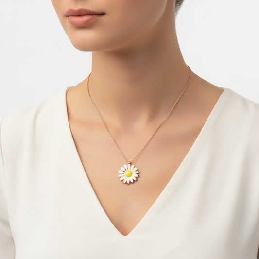 Daisy Women's Silver Necklace