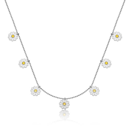 Daisy Luck Women's Silver Necklace