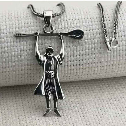 Pir Sultan Abdal Men's Silver Pendant