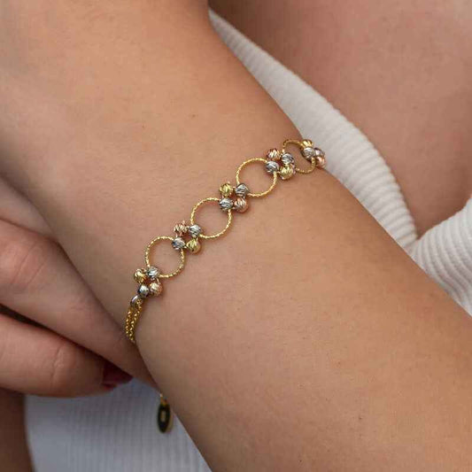Silver Colored Doric Hoop Women's Bracelet