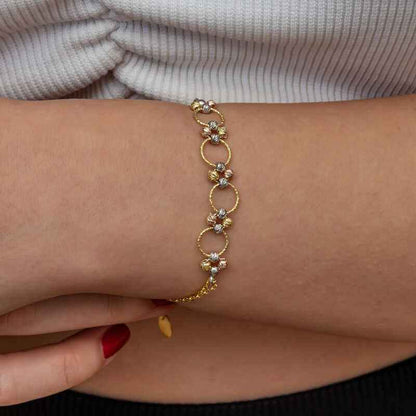 Silver Colored Doric Hoop Women's Bracelet