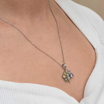 Tree of Life Women's Silver Colored Necklace