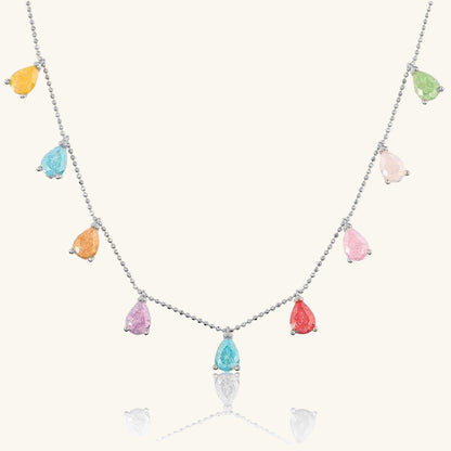 Silver Colored Women's Luck Necklace