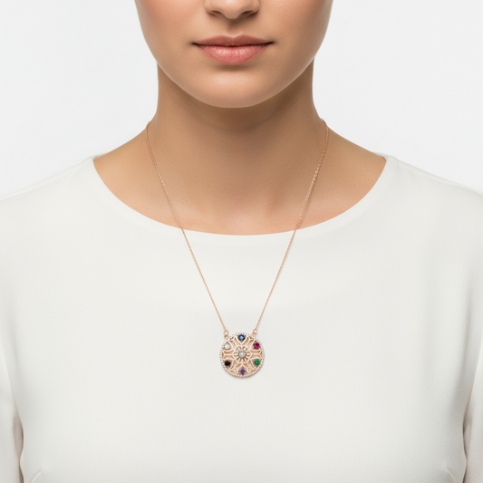 Flower of Life Women's Silver Necklace
