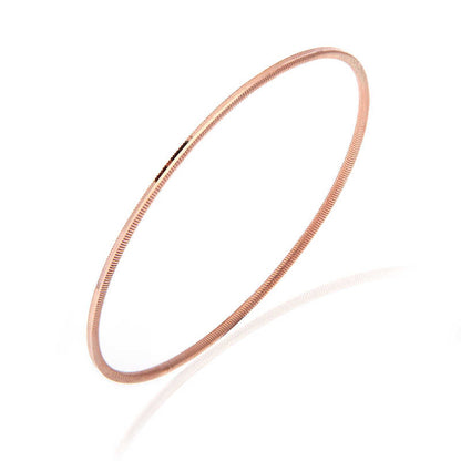 Rose Plated Ajda Women's Silver Bracelet
