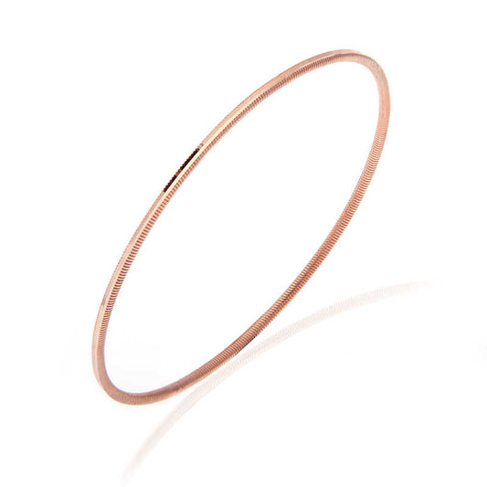 Rose Plated Ajda Women's Silver Bracelet