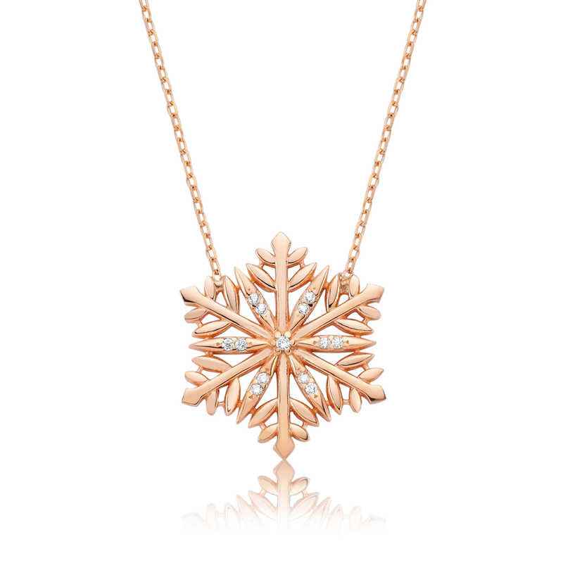 Snowflake Women's Silver Necklace