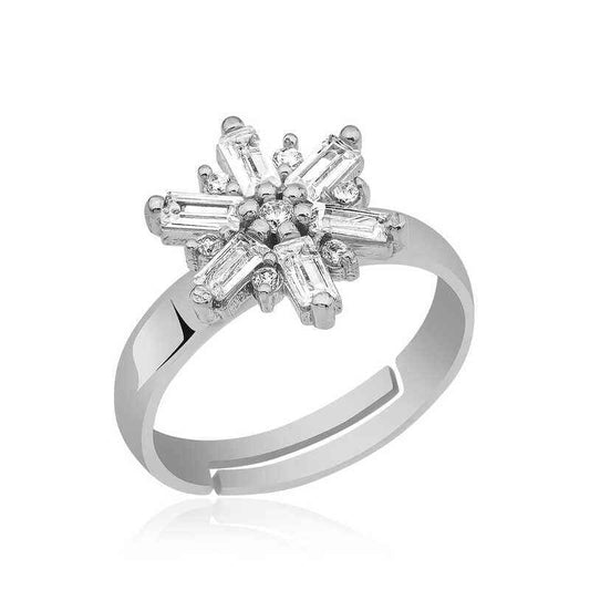 Silver Windmill Ring