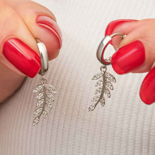 Pendant Earring Women's Silver Earring