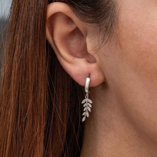 Pendant Earring Women's Silver Earring