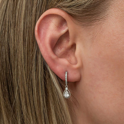 Dangle Drop Women's Silver Earring
