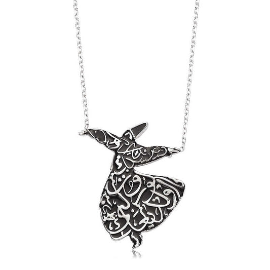 Whirling Dervish Women's Silver Necklace