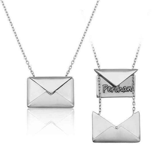 Love Letter Women's Silver Necklace
